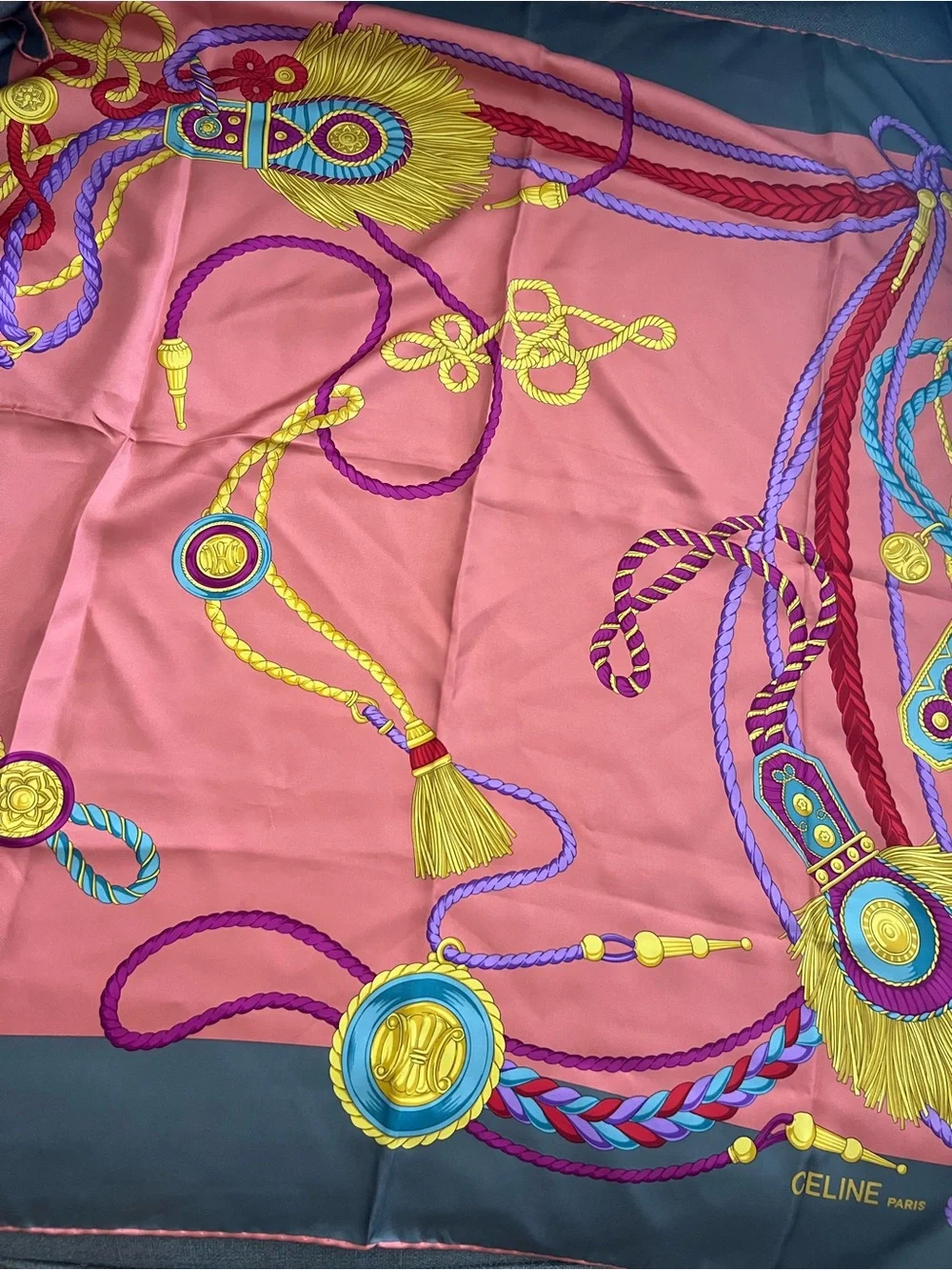 CELINE Silk Scarf